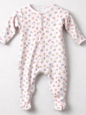 Magnolia Baby cupcake Printed footie Pima cotton size 3 months